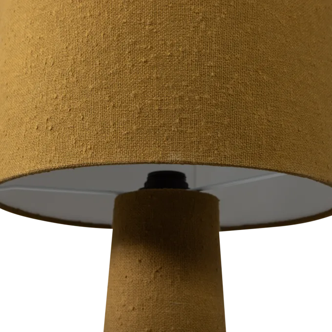 Woood Loft vloerlamp xl metaal/boucle tapenade 187xo35cm