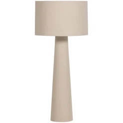 Woood Loft Vloerlamp Xxl Metaal/Boucle Naturel 160xo70 Cm