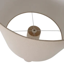 Woood Loft Vloerlamp Xxl Metaal/Boucle Naturel 160xo70 Cm