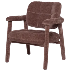 Woood Loom Fauteuil Chenille Structuur Oudroze [FSC]