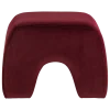 Woood Lucen Poef Velvet Bordeauxrood [FSC]