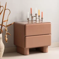 Woood Lustra Ladekast/Nachtkastje Hout Hoogglans Oudroze [fsc]