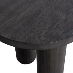 Woood MAAN organisch sidetable/bureau MDF donkerbruin