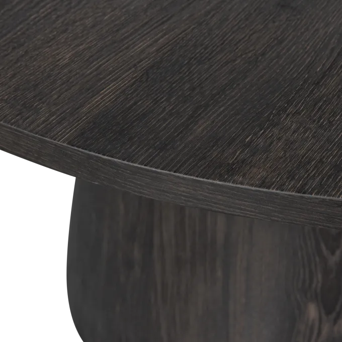Woood Maan salontafel mdf donkerbruin 45xø60cm
