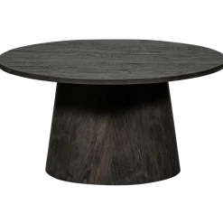 Woood Maan salontafel mdf donkerbruin 45xø60cm