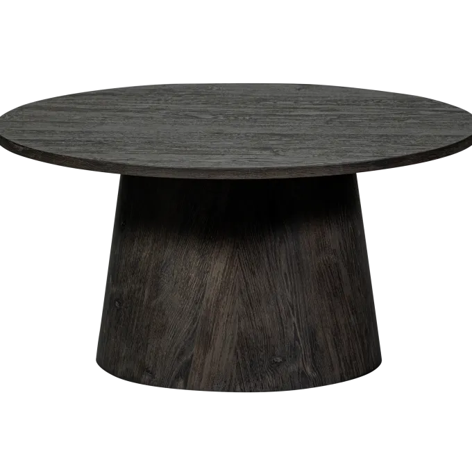 Woood Maan salontafel mdf donkerbruin 45xø60cm