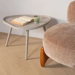 Woood Mae Bijzettafel Organisch Mdf/Grenen Zand [FSC]