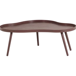 Woood Mae Bijzettafel Organisch Langwerpig Mdf/Grenen B.Rood [FSC]