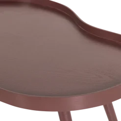 Woood Mae Bijzettafel Organisch Langwerpig Mdf/Grenen B.Rood [FSC]