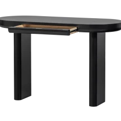 Woood Mael bureau/sidetable fineer zwart