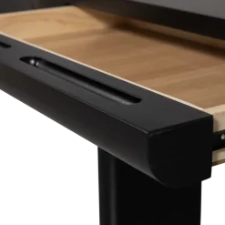 Woood Mael bureau/sidetable fineer zwart