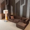 Woood Manu Chaise Longue Bank Rechts Velvet Bruin [fsc]