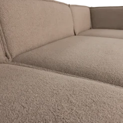 Woood Manu Chaise Longue Bank Rechts Teddy Taupe [fsc]