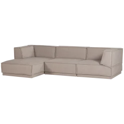 Woood Manu Chaise Longue Bank Links Grove Chenille Naturel [fsc]