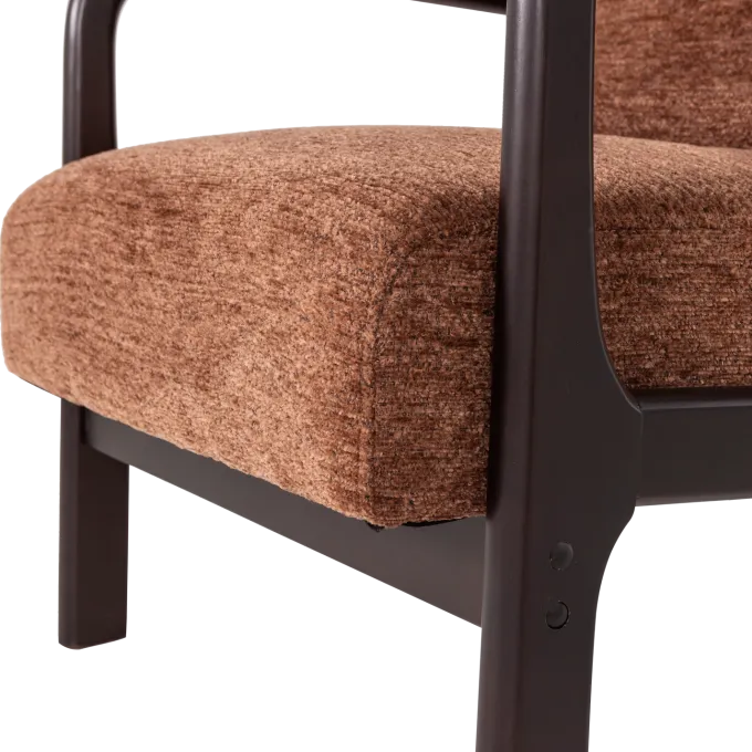 Woood Mark Fauteuil Chenille Bruin