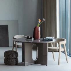 Woood Marvo Eettafel O130 Cm Mdf Mokkabruin [FSC]