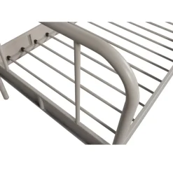 Woood Mata 1-persoons bed metaal zand 90x200cm