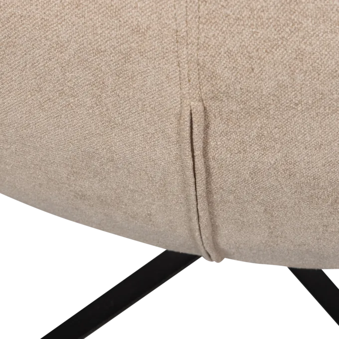 Woood Maudi draaifauteuil naturel