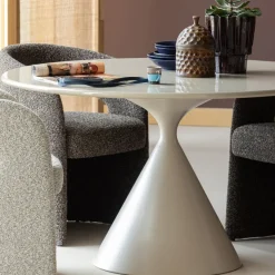 Woood Mavo Eettafel O130 Cm Mdf Zand [FSC]