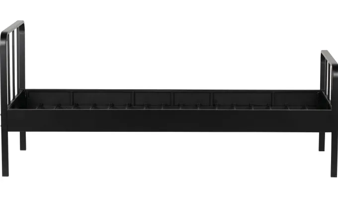 Woood Mees Bed Metaal Zwart 90x200 Cm