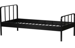 Woood Mees Bed Metaal Zwart 90x200 Cm