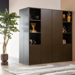Woood Meggy Opbergkast Links 108 Cm Grenen Middenbruin [fsc]