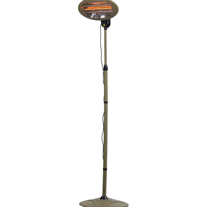 Woood Meis in hoogte verstelbare terras heater warm groen