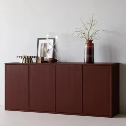 Woood Merel Dressoir grenen bordeaux 200 cm[fsc]