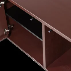 Woood Merel TV meubel grenen bordeaux 200 cm[fsc]