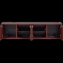 Woood Merel TV meubel grenen bordeaux 200 cm[fsc]