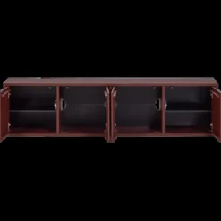 Woood Merel TV meubel grenen bordeaux 200 cm[fsc]