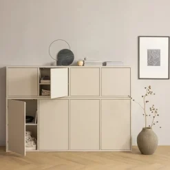 Woood Merel TV meubel grenen dust 200 cm[fsc]