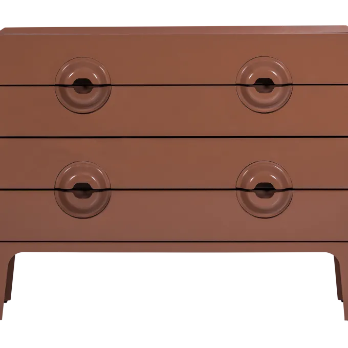 Woood Merge ladekast/commode oudroze