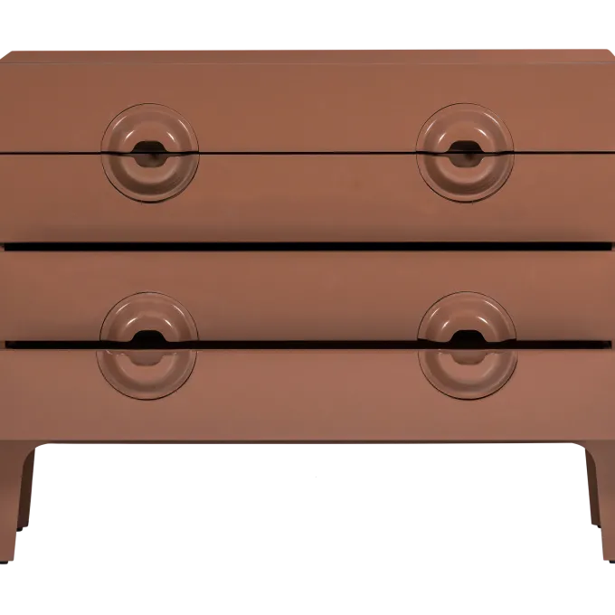 Woood Merge ladekast/commode oudroze