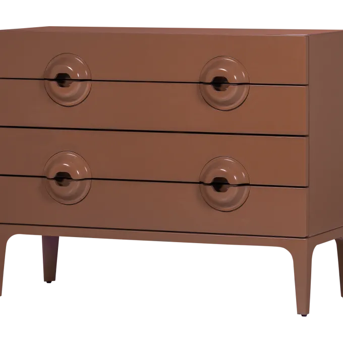 Woood Merge ladekast/commode oudroze