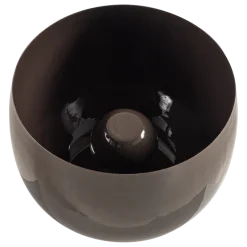 Woood Mero Tafellamp 34xo35 Cm Metaal Hoogglans Donkerbruin