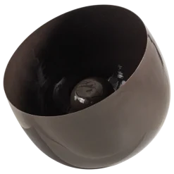 Woood Mero Tafellamp 34xo35 Cm Metaal Hoogglans Donkerbruin