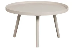 Woood Mesa Bijzettafel L Hout Antique Beige 34 X Ø 60