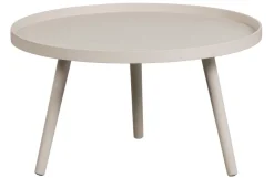 Woood Mesa Bijzettafel L Hout Antique Beige 34 X Ø 60