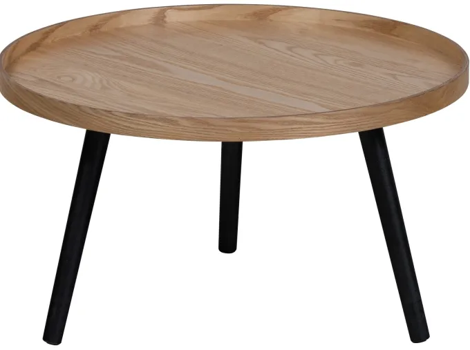 Woood Mesa Bijzettafel L Hout Naturel 34xØ60