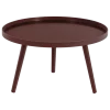 Woood Mesa Bijzettafel L 34xo60 Cm Hout Bordeauxrood [FSC]
