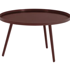 Woood Mesa Bijzettafel Xl 39xo78 Cm Hout Bordeauxrood [FSC]