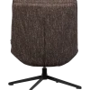 Woood Milaro draaifauteuil bruin melange