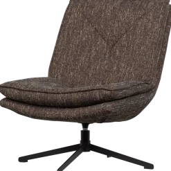 Woood Milaro draaifauteuil bruin melange