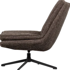 Woood Milaro draaifauteuil bruin melange