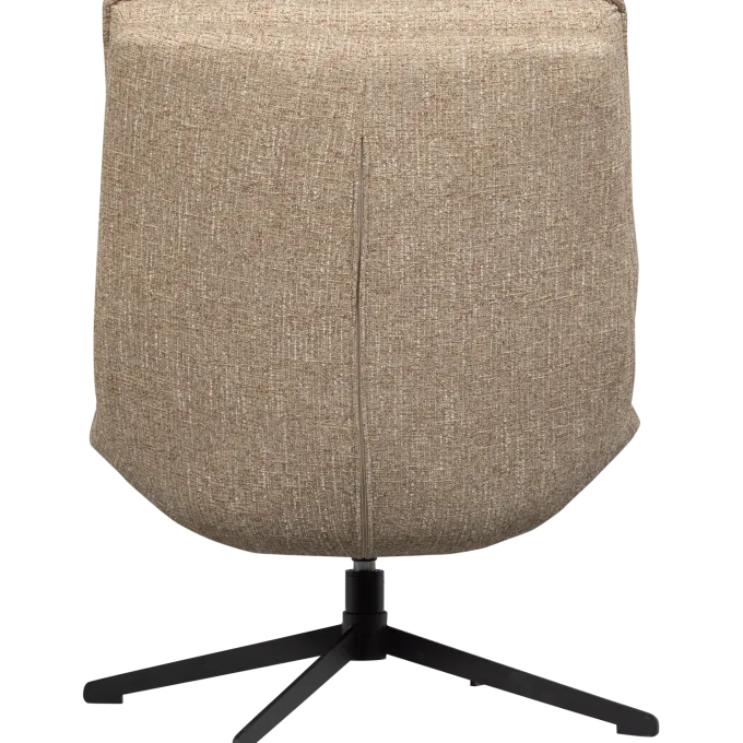 Woood Milaro draaifauteuil naturel melange