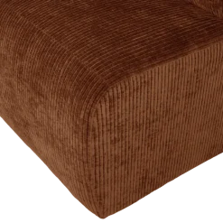 Woood Mojo Base Eetbank 84 Cm Rugleuning Rib Roestbruin [FSC]