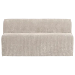 Woood Mojo Base Eetbank 164 Cm Rugleuning Rib Ecru [FSC]