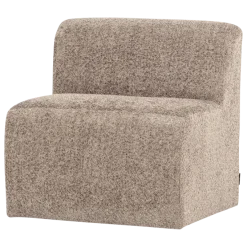 Woood Mojo Base Eetbank 84 Cm Rugleuning Wollig Donkerzand [FSC]