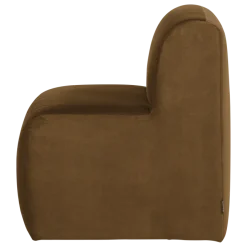 Woood Mojo Base Eetbank 84 Cm Rugleuning Velvet Honinggeel [FSC]